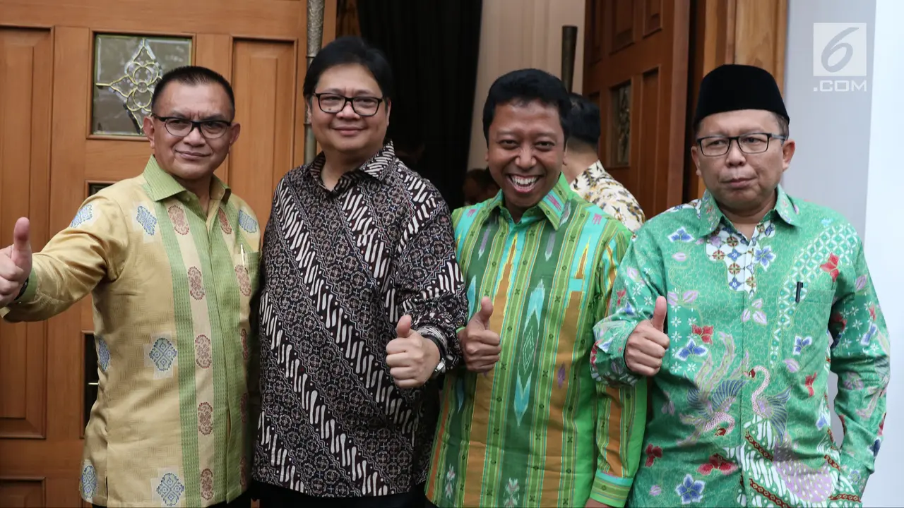 Suasana Hangat Pertemuan Jokowi dan Pimpinan Parpol Pendukung