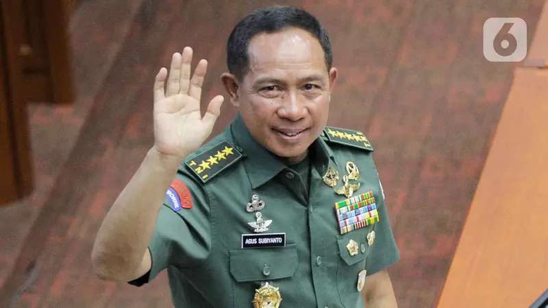 Calon Panglima TNI Jenderal Agus Subiyanto