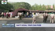 Yayasan Pundi Amal dan Peduli Kasih bersama Paguyuban Keluarga Besar Brimob gelar bakti sosial di Pasuruan, Jawa Timur.