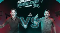 Duel bigmatch antara Irfan Bachdim versus Egy Maulana Vikri di Rexona Men Soccer Stars Challenge.