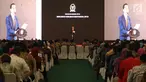 Presiden Joko Widodo memberi sambutan saat acara Sarasehan Nasional DPD RI di Senayan, Jakarta, Jumat (17/11). Acara sarasehan ini bertajuk 'Mewujudkan Kewajiban Konstitusional DPD RI'. (Liputan6.com/Angga Yuniar)