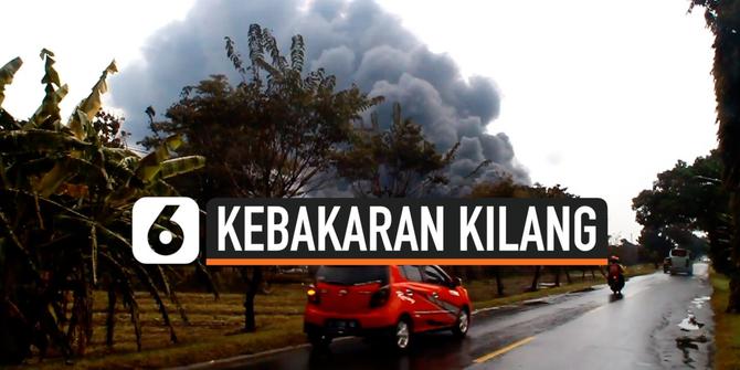 VIDEO: Sempet Diguyur Hujan, Kebakaran Kilang Minyak Balongan Belum Padam