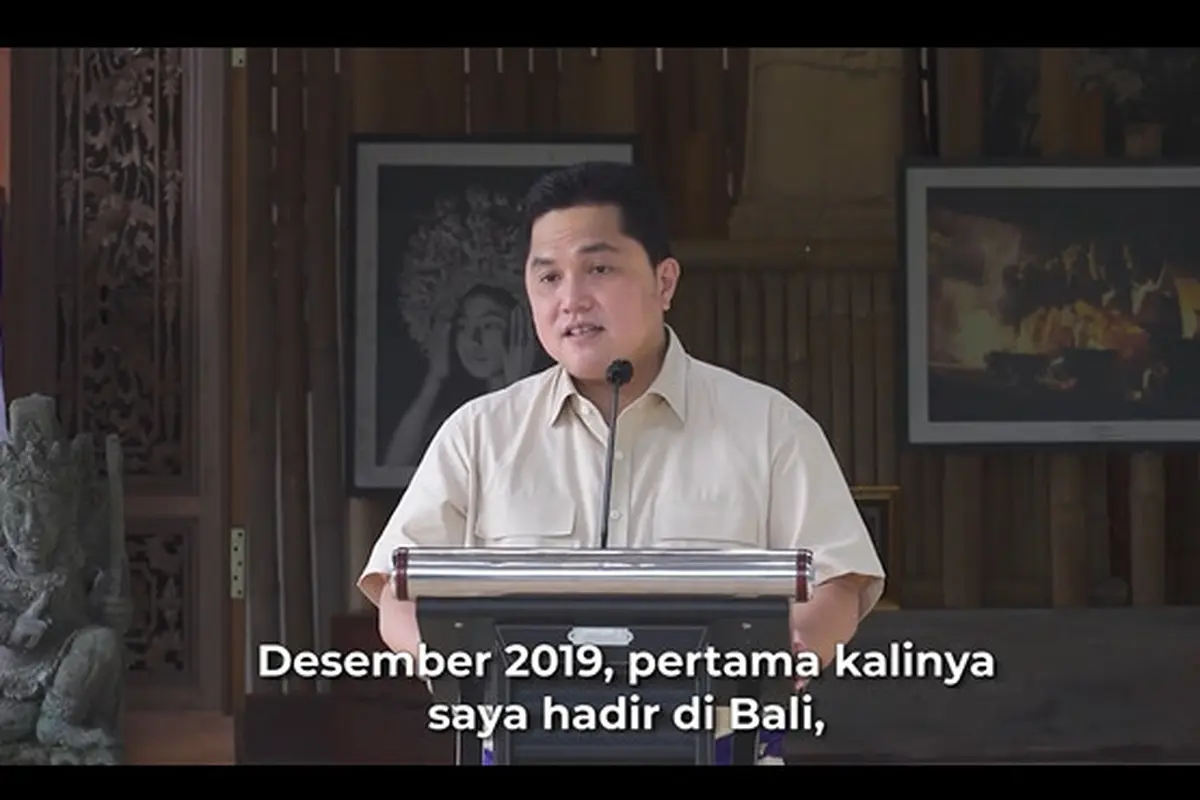 Menteri BUMN Erick Thohir