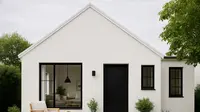 7 Gambar Rumah Sederhana Hitam Putih, Cocok untuk Area Perkotaan Maupun Perdesaan