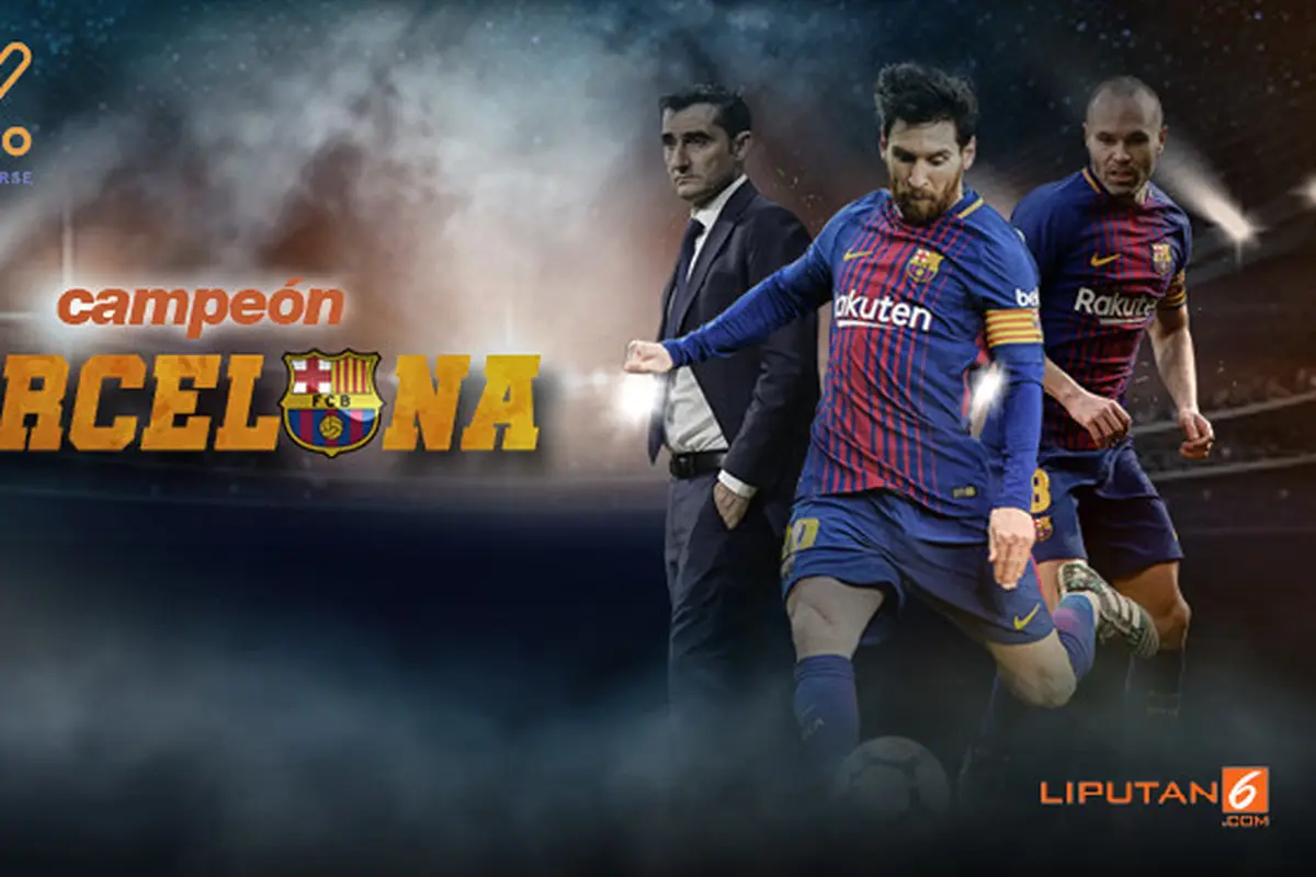 Infografis Barcelona Gelar di La Liga 25 banner