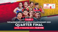 Sedang Berlangsung, Live Streaming 8 Besar BWF World Championships 2021 Jumat, 17 Desember 2021 di Vidio