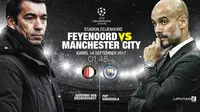 Feyenoord vs Manchester City (Liputan6.com/Abdillah)