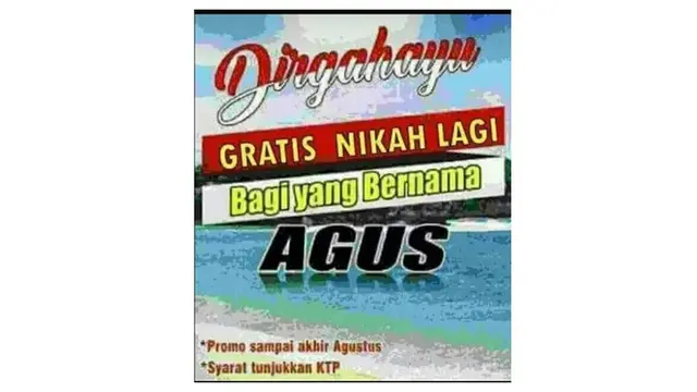 7 Bukti Nama Agus Bawa Berkah di Bulan Agustus, Banyak dapat Promo