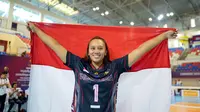 Kapten tim bola voli duduk Indonesia, Annisa Tindi Lestari di ajang ASEAN Para Games 2023 Kamboja. (Bola.com/Dok NPC Indonesia)