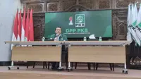 Wakil Sekretaris Jenderal (Wasekjen) DPP Partai Kebangkitan Bangsa (PKB), Syaiful Huda di Kantor DPP PKB, Jakarta Pusat, Senin (4/3/2024) (Liputan6.com/Winda Nelfira)