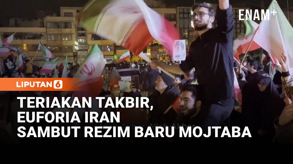 Takbir! Teriakan Euforia Rakyat Iran Sambut Rezim Baru Mojtaba, Siap Serang AS-Israel