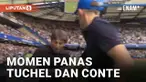 Duel derby London tersaji dalam lanjutan Premier League 2022/2023 pekan kedua. Chelsea ditahan imbang 2-2 di kandang sendiri oleh Tottenham (14/8/2022). Panasnya laga terasa hingga bangku manajer. Thomas Tuchel dan Antonio Conte terlibat adu mulut hi...
