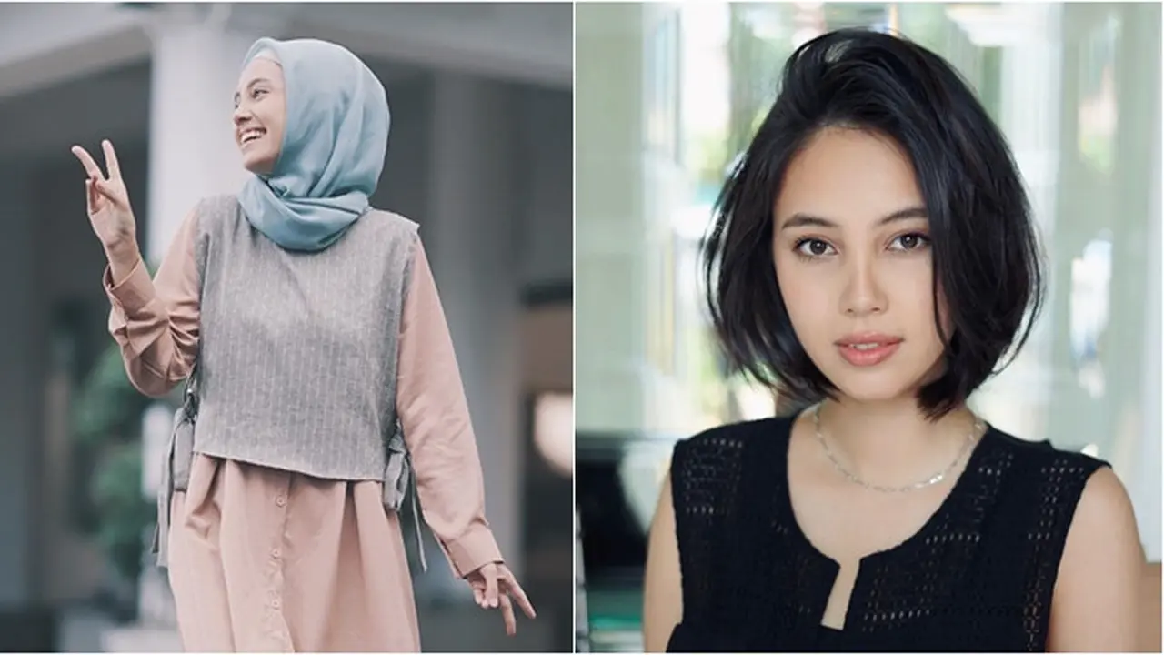 Potret Anggika Bolsterli Kenakan Hijab Curi Perhatian