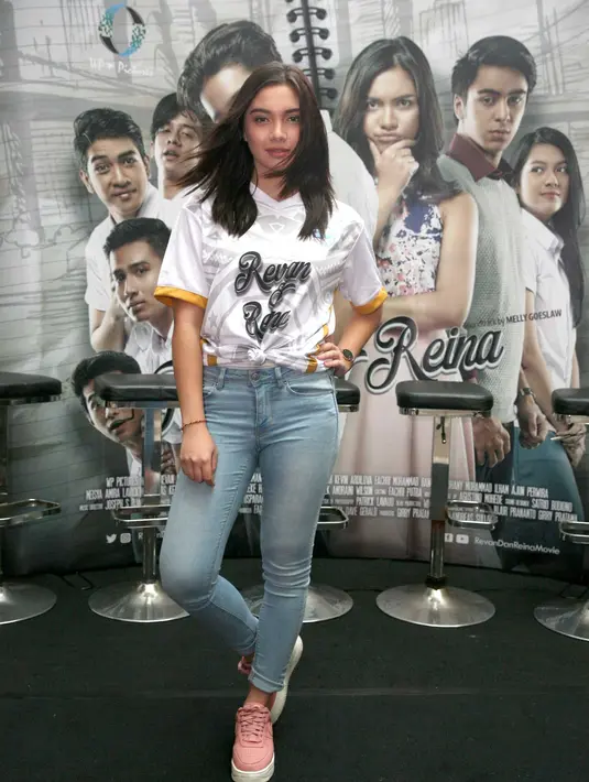 “Terus terang aku sampai nangis ketika dikasih tahu aku lolos casting sebagai Reina. Aku benar-benar bersyukur sekali,” kata Angela Gilsha saat ditemui di Jakarta belum lama ini. (Nurwahyunan/Bintang.com)