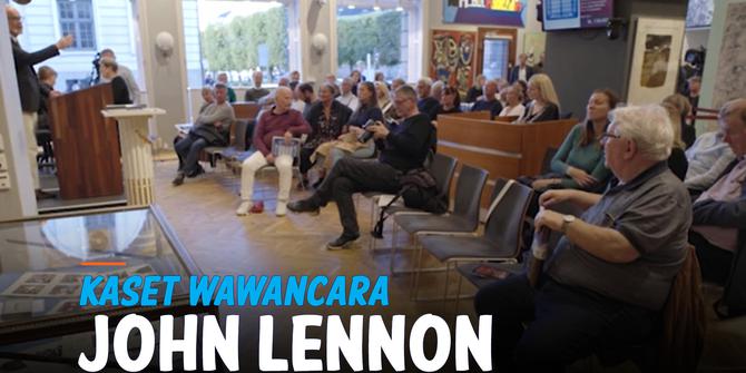 VIDEO: Kaset Berisi Wawancara John Lennon Terjual dengan Harga Fantastis