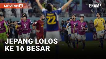 VIDEO: Singkirkan Tim Matador, Samurai Biru Lolos ke 16 Besar Piala Dunia 2022
