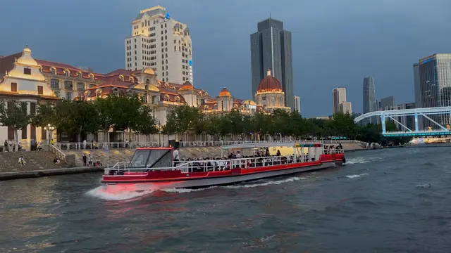 Sungai Haihe di kota Tianjin, China (Liputan6.com/Winda Nelfira)