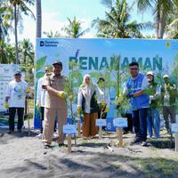 Penanaman Ribuan Pohon Cemara Udang Lindungi Pesisir Lombok, Peringati Hari Keanekaragaman Hayati