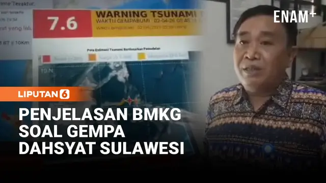 Begini Penjelasan BMKG Soal Gempa Dahsyat Sulawesi