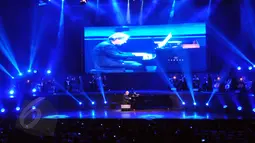 Suasana konser eksklusif pianis asal Prancis, Richard Clayderman di Balai Sarbini, Jakarta, (5/6/2015). Richard Clayderman tampil diiringi dengan mini orkestra purwacaraka. (Liputan6.com/Panji Diksana)