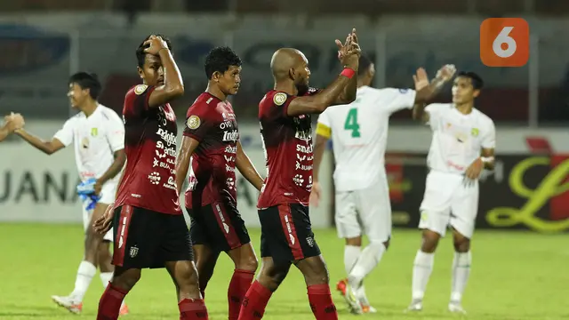 Foto: Selebrasi Pemain Bali United usai Jadi Juara BRI Liga 1 2021/2022
