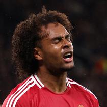 Penyerang Manchester United, Joshua Zirkzee. (AFP/Darren Staples)