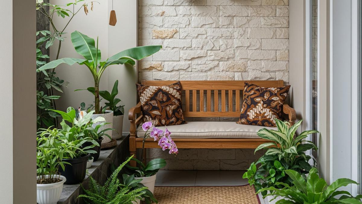 9 Desain Teras Rumah Mungil Bernuansa Alam, Suasana Asri dan Menawan