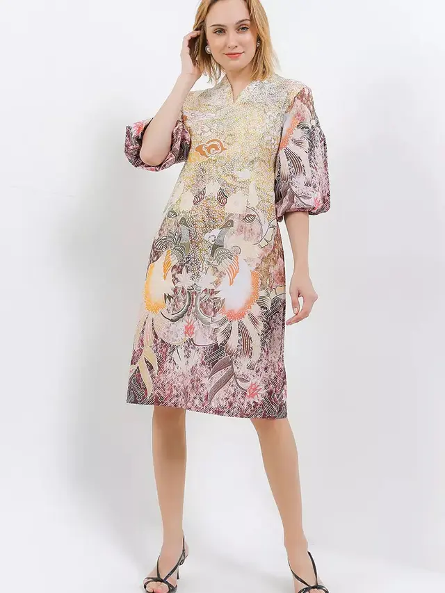 Model Dress Batik Panjang dengan Konsep Stylish dan Elegan