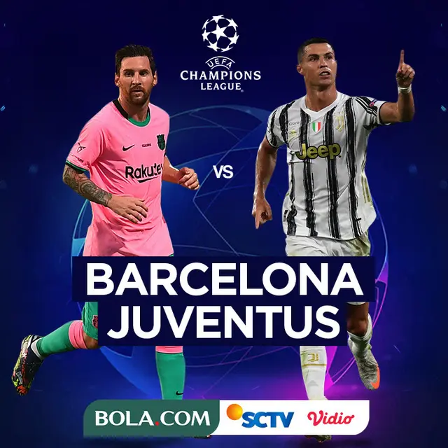 Liga Champions - Barcelona Vs Juventus - Head to Head Lionel Messi Vs Cristiano Ronaldo