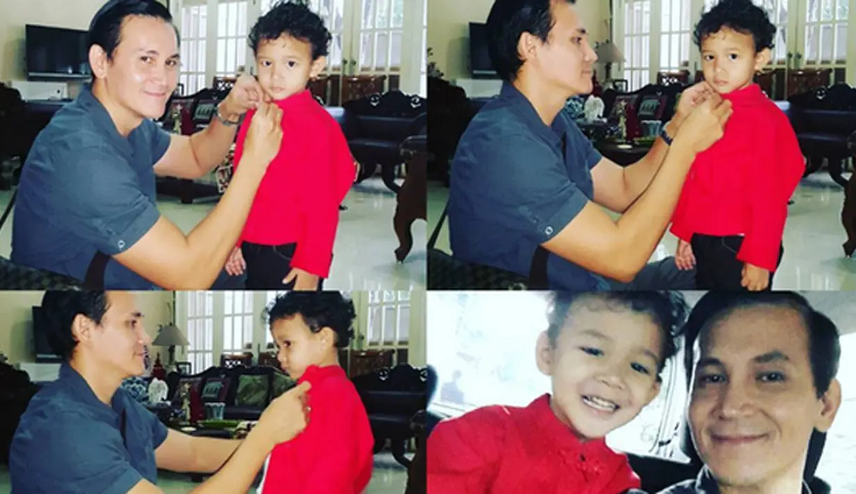 "Rutinitas pagiku ... Apa rutinitas mu" tulis Marcelino sebagai keterangan fotonya. (Instagram/@marcelinolefrandt)