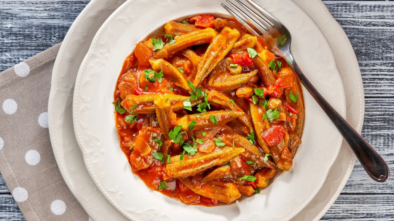 okra pedas