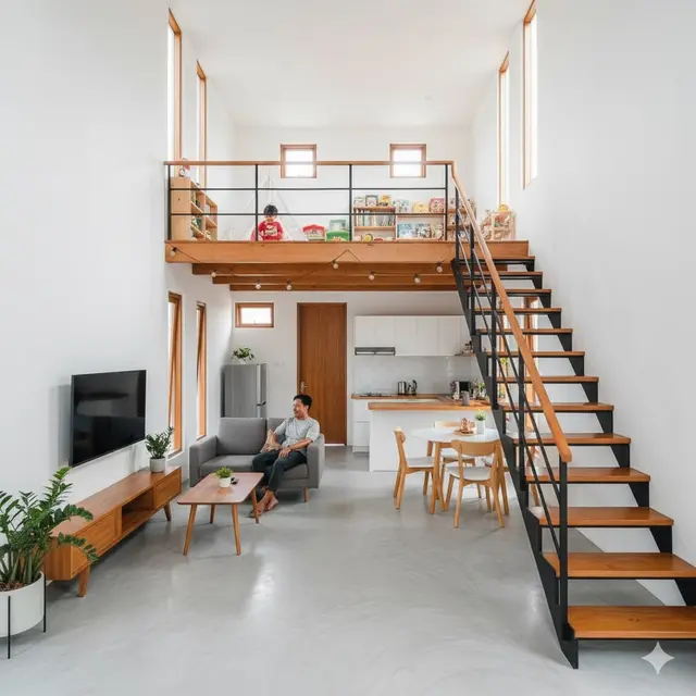 Layout Terbuka (Open Plan) untuk Keluarga Muda