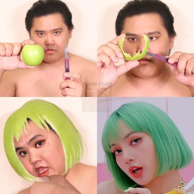 6 Cosplay Low Budget Pakai Apel Ini Bikin Ketawa Geli