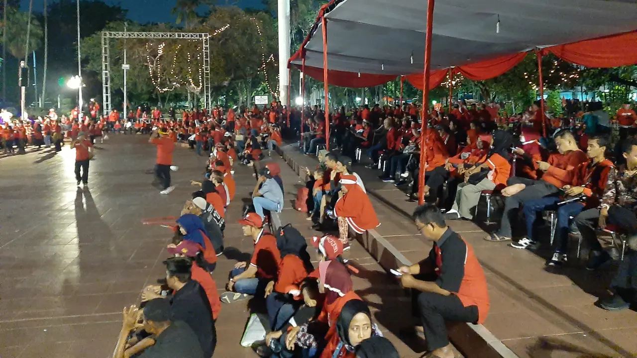 PDIP menggelar syukuran pelantikan presiden dan wakil presiden Jokowi-Ma'ruf Amin.