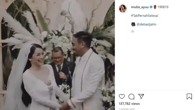 Mutia Ayu - Glenn Fredly (Foto: Instagram/@mutia_ayuu)