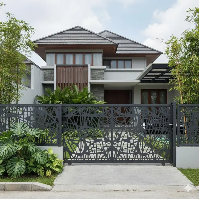 Model Pagar Rumah Anti Ular yang Estetik
