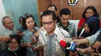 Kabag Penum Divisi Humas Polri Kombes Pol Asep Adi Saputra di Mabes Polri, Jakarta. (Liputan6.com/Ady Anugrahadi)