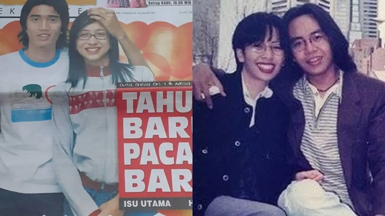 6 Foto Lawas Masa Pacaran Vokalis Band Tanah Air, Rayakan Valentine Penuh Kasmaran