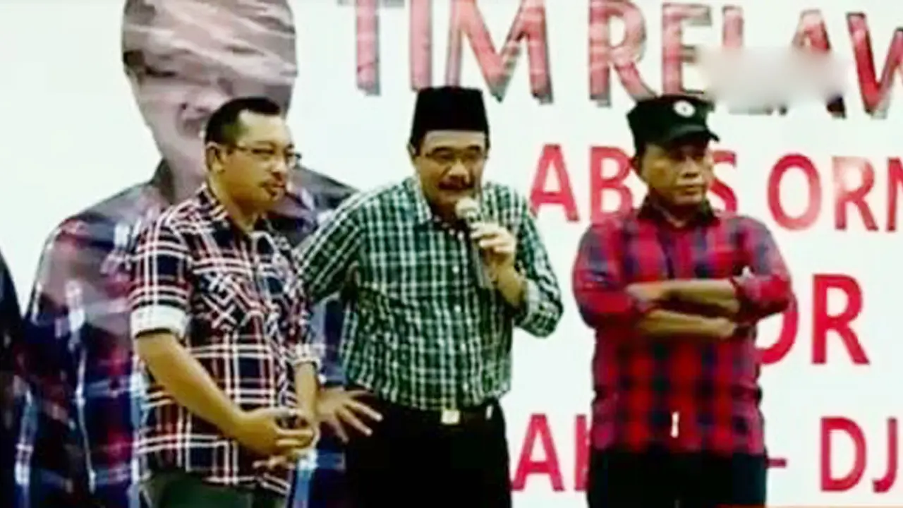 Ratusan Relawan Abas Orno Dukung Ahok - Djarot