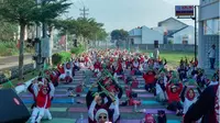 Merayakan HUT ke-79 RI dengan Event Poundfit Bertema Merdeka Bergerak.&nbsp; foto: istimewa