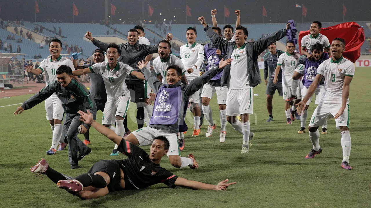 Vietnam vs Indonesia. (Bola.com/Peksi Cahyo)