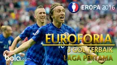 Ini dia cuplikan 3 gol terbaik Piala Eropa 2016 pada laga pertama.