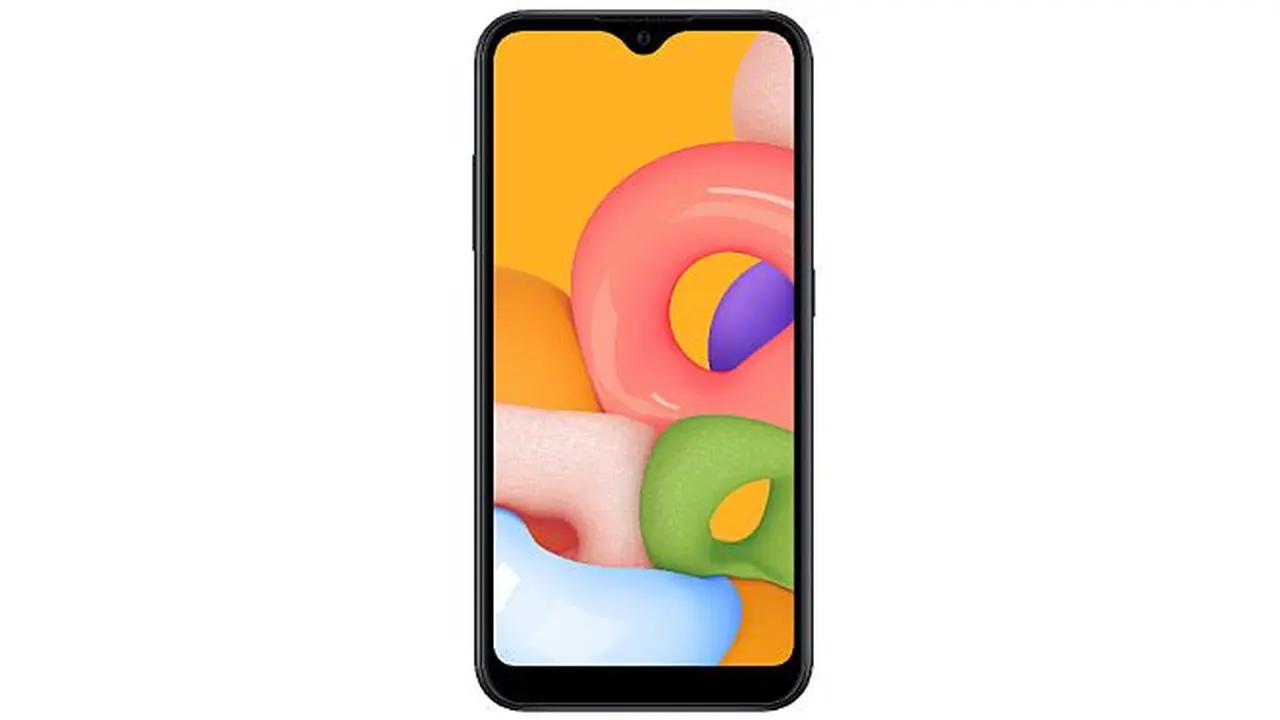 Samsung Galaxy A01 (screenshot via situs web Samsung Mobile Press)