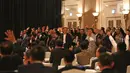 Calon Ketua Umum PSSI Periode 2019-2023 Mochamad Iriawan alias Iwan Bule menghadiri Kongres Luar Biasa (KLB) Pemilihan PSSI di Jakarta, Sabtu (2/11/2019). Agenda utama KLB PSSI ini adalah memilih ketua umum, dua wakil ketua umum, dan 12 orang komite eksekutif (exco). (Liputan6.com/Herman Zakharia)
