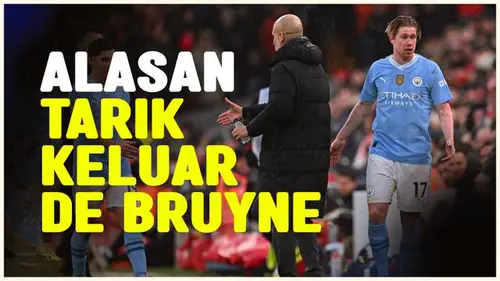 VIDEO: Alasan Pep Guardiola Tarik Keluar Kevin De Bruyne, Berujung Cekcok