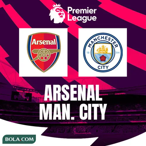 Premier League - Arsenal Vs Manchester City (Bola.com/Adreanus Titus)