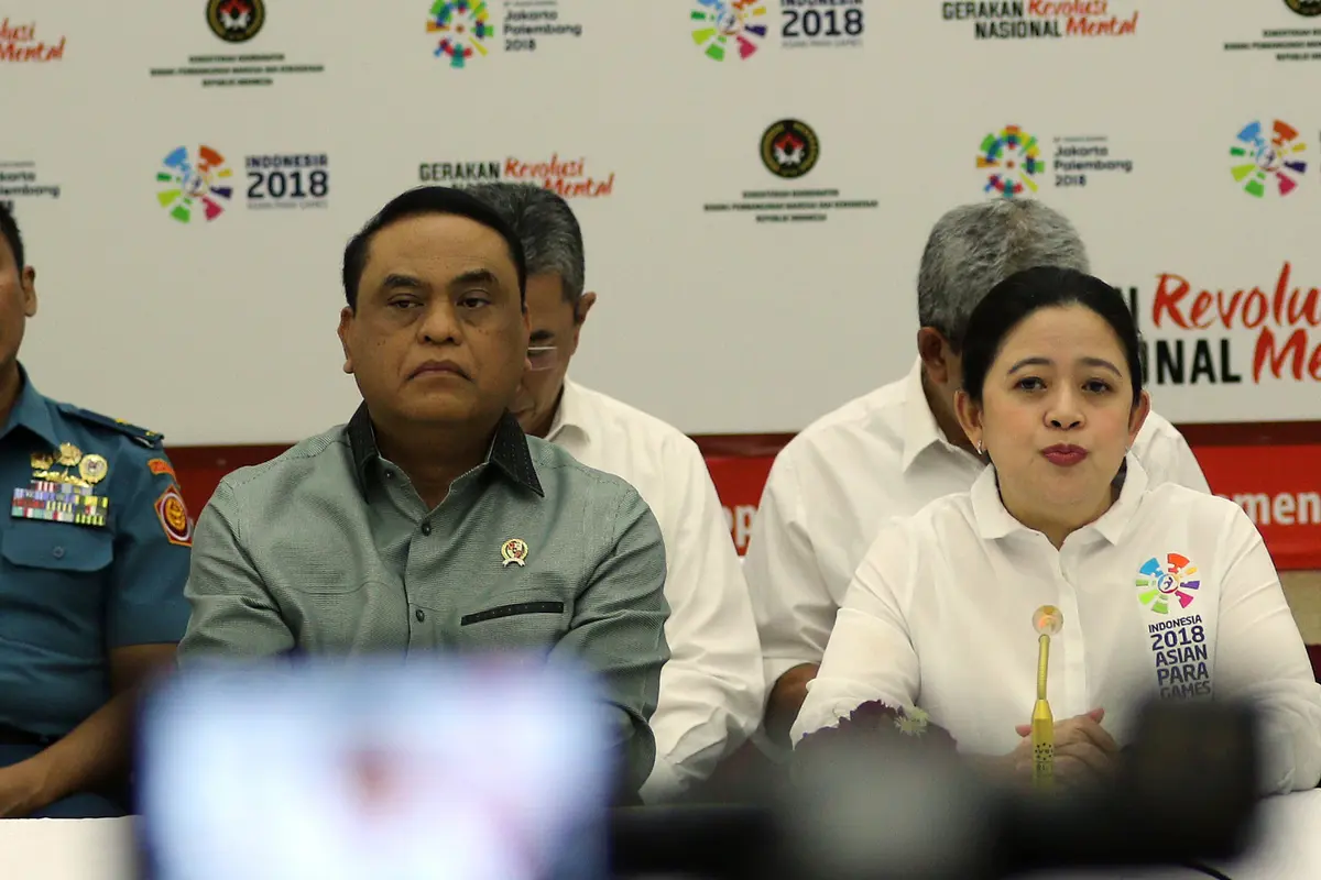 Menko PMK  Puan Maharani Beri Laporan Pasca Asian Games 2018