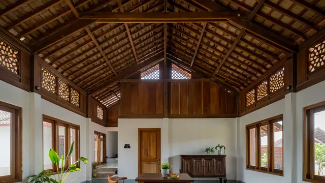 Desain Rumah Kampung Sederhana yang Adem saat Musim Kemarau (AI)