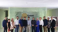 Komisi Penyiaran Indonesia (KPI) bersilaturahmi dengan Grup Emtek di SCTV Tower, Senayan, Jakarta. (Liputan6.com/Nanda Perdana Putra)