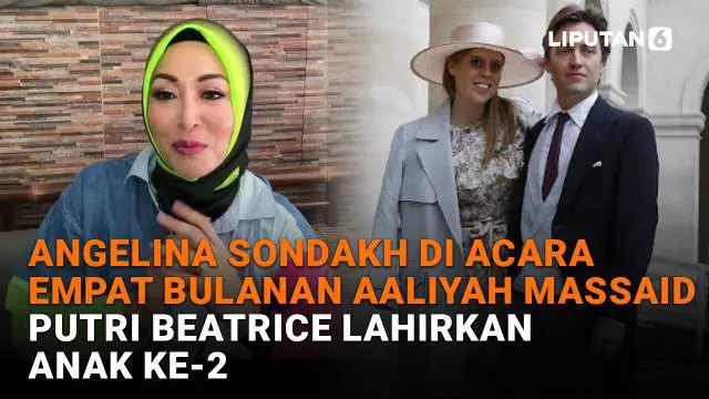 Angelina Sondakh di Acara Empat Bulanan Aaliyah Massaid, Putri Beatrice Lahirkan Anak Ke-2